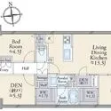 ベルジュール東府中カルム 間取図