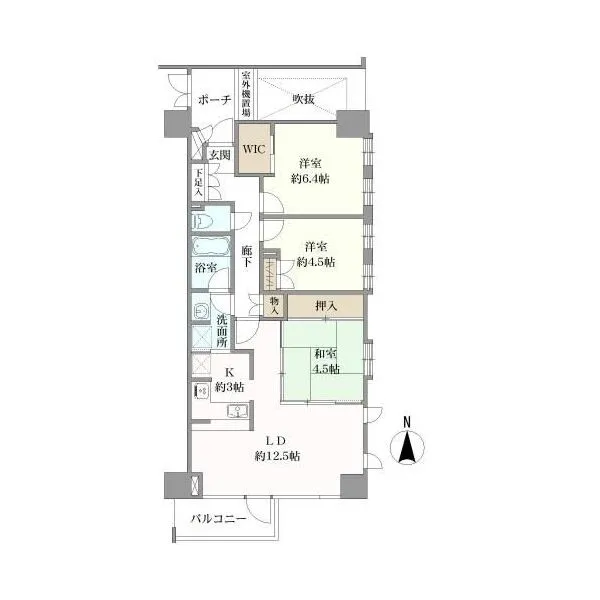 グランドメゾン府中 間取図