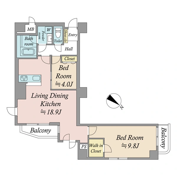 フロール巣鴨 間取図