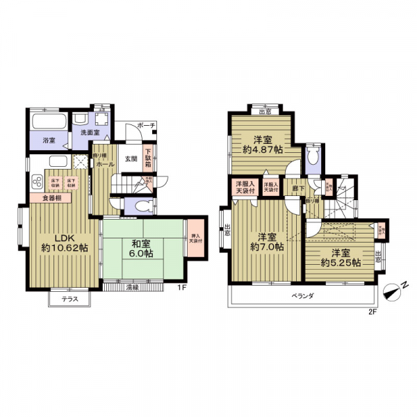 新座市畑中２丁目 間取図