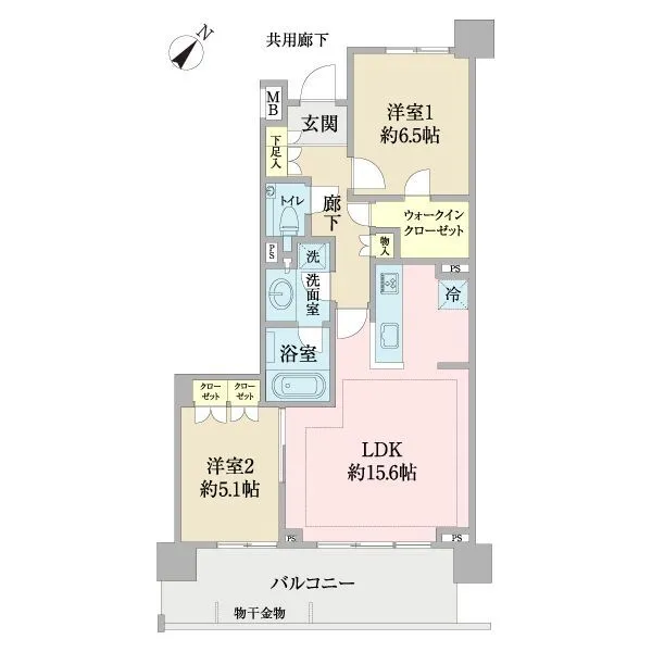 クオン流山おおたかの森 間取図