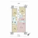 プラウドシティ豊田多摩平の森B 66.04m2の3LDK 南東向きのお部屋です！