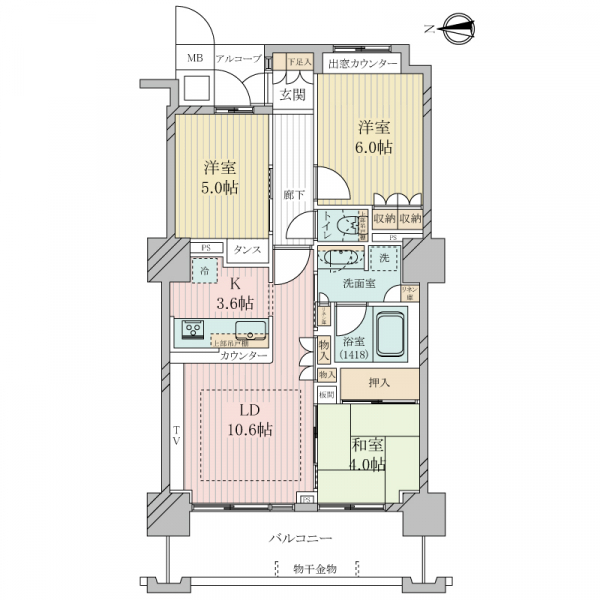 大阪福島タワー 間取図