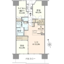 オーベルグランディオ八王子エアーズ 間取図