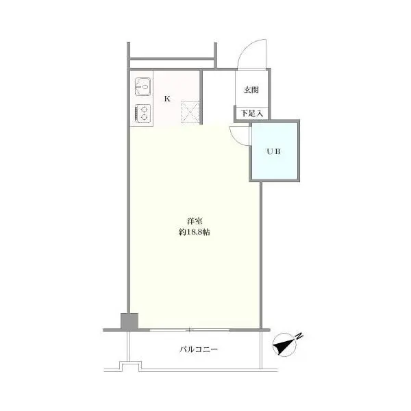 パシフィックパレス新代々木 間取図