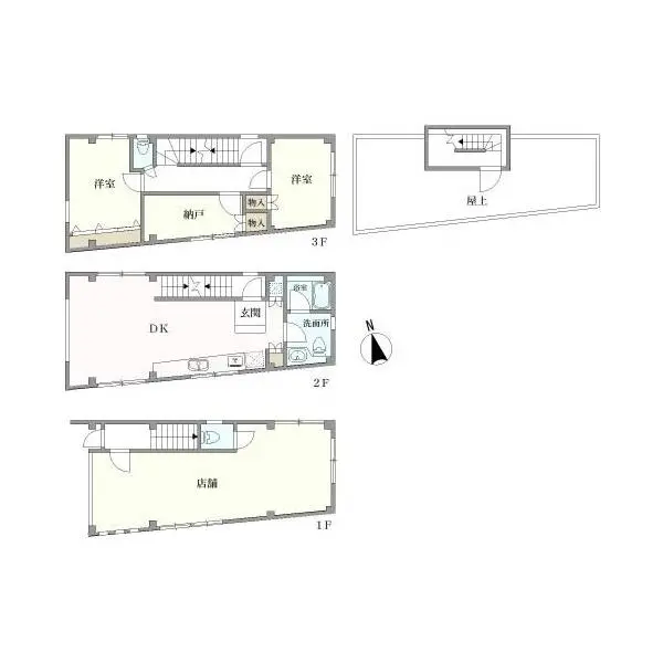 世田谷区瀬田３丁目 間取図