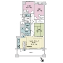 シティハウス覚王山丸山町 間取図