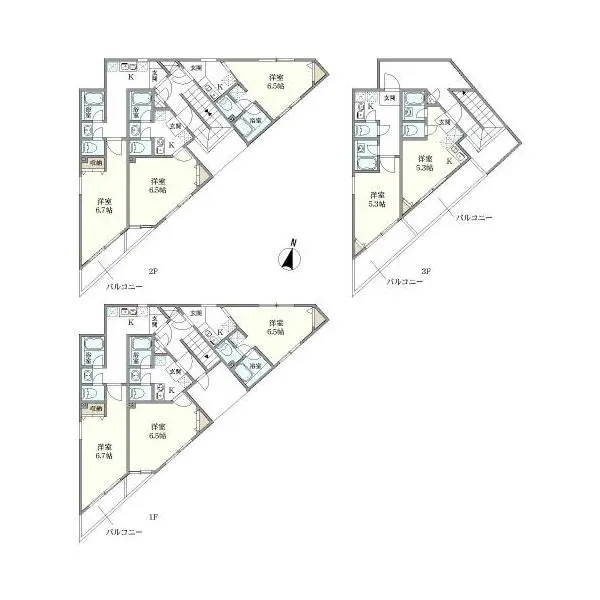 練馬区氷川台4丁目 間取図