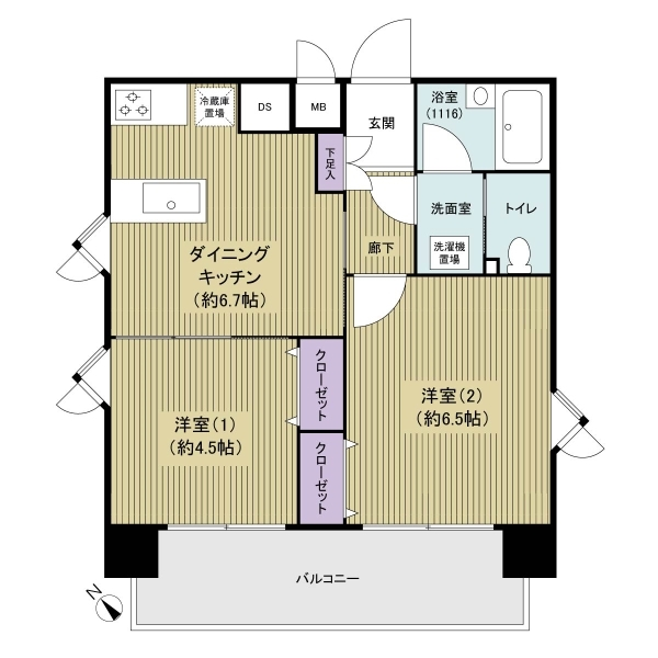 サンサーラ新小岩 間取図
