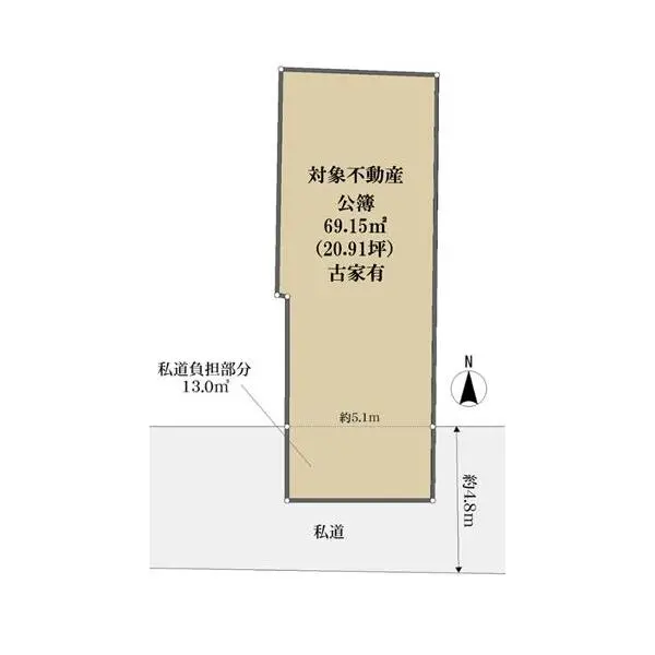 向日市寺戸町向畑 間取図