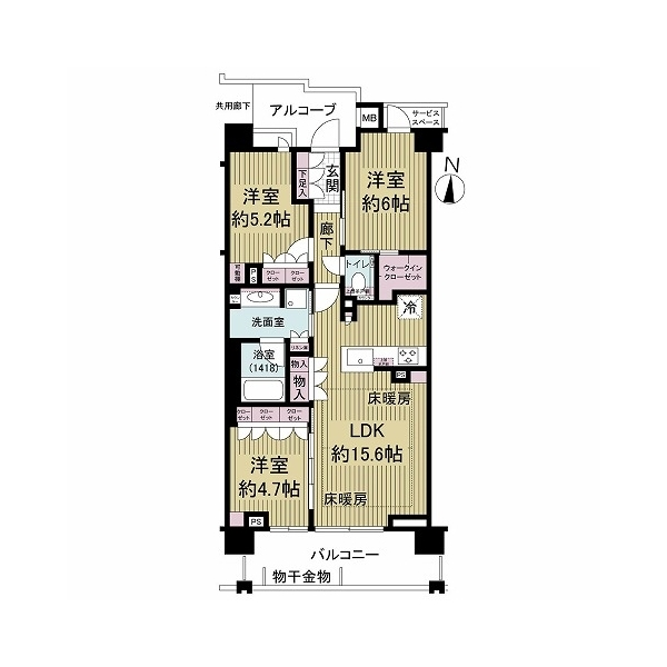 プラウド西宮北口 間取図