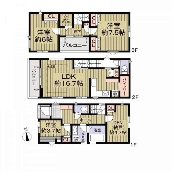 名古屋市南区三吉町１丁目 間取図