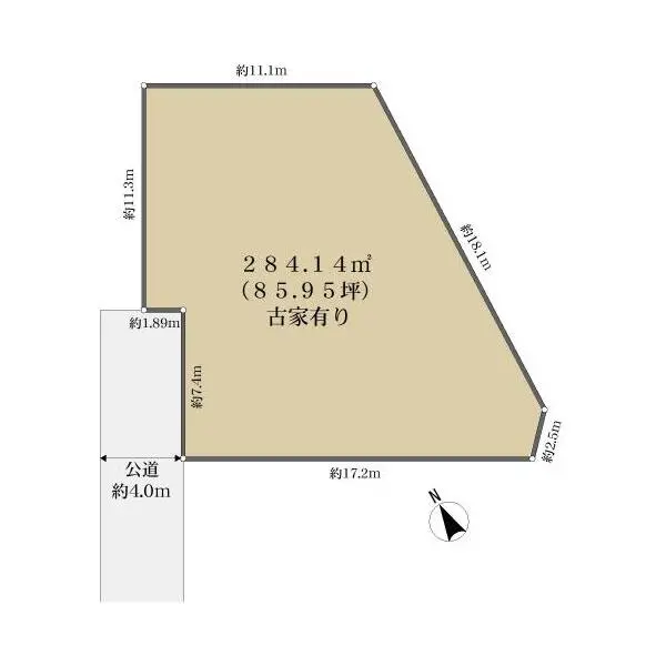 高槻市日吉台四番町 間取図