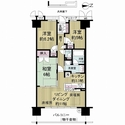 森都ＯＳＡＫＡイーストヴィル 間取図