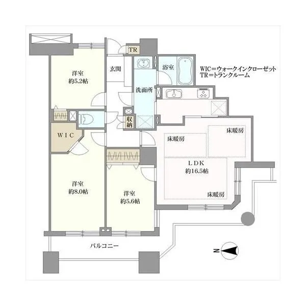 石神井公園ピアレス 間取図