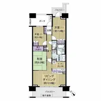 73.77m2・ゆとりのある3LDK