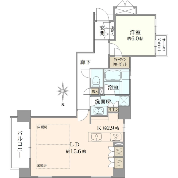 ジ・アーバネックス京都四条烏丸テラス 間取図