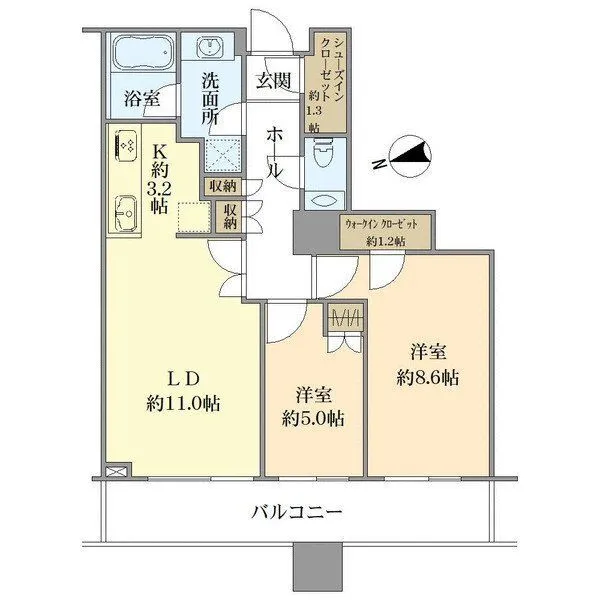 白金タワー 間取図