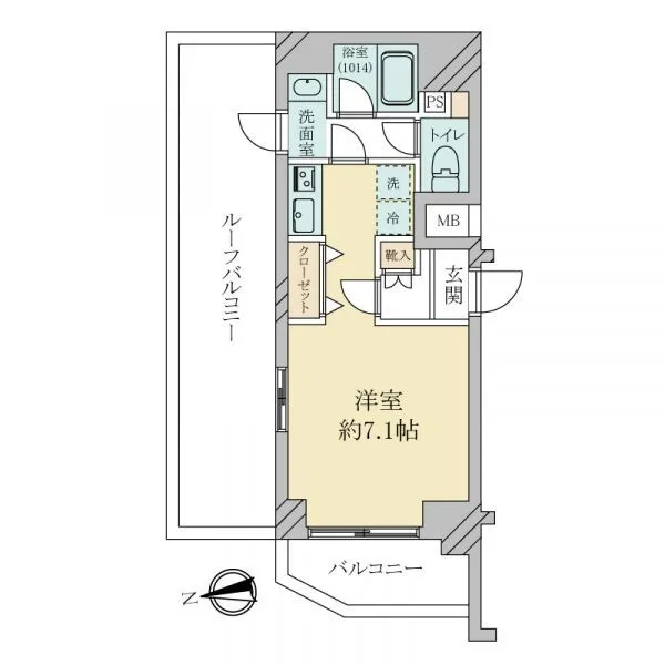 ＭＡＸＩＶ浅草ミライズ 間取図