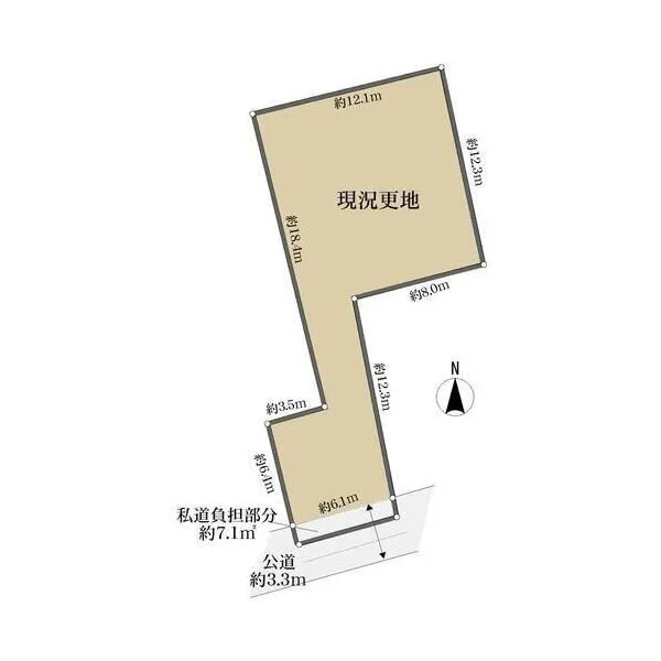 箕面市新稲５丁目 間取図