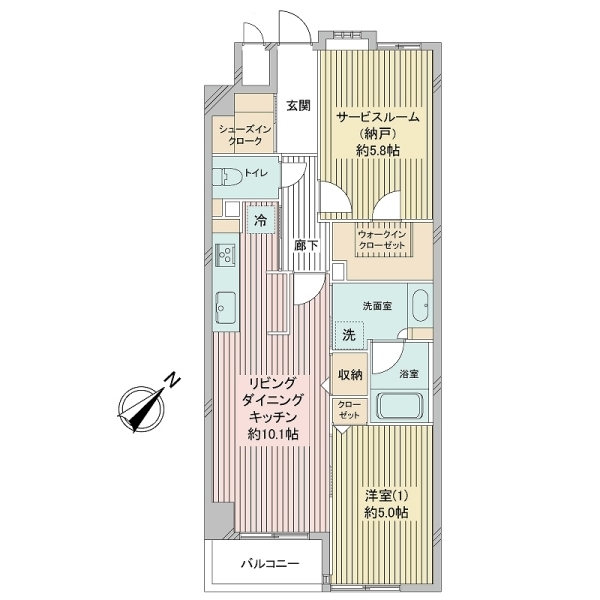 ガーデンホーム鵜の木 間取図