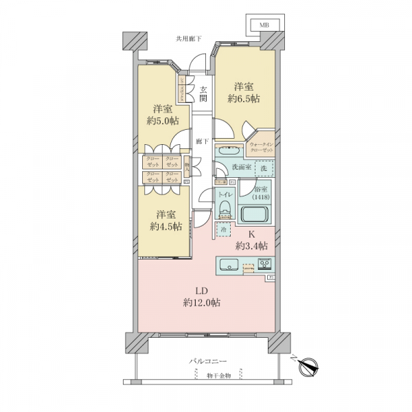 グレーシア横濱ベイ 間取図
