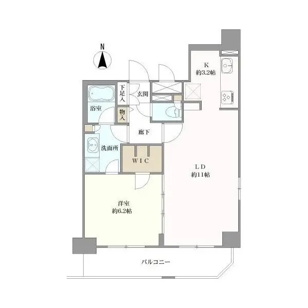 プレサンス桜通り葵 間取図