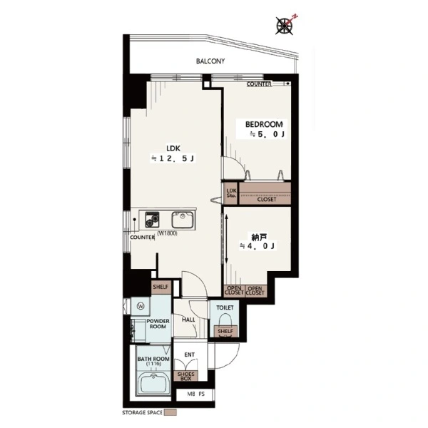 中銀落合マンシオン 間取図