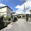 長岡京市高台４丁目 前面道路含む現地写真