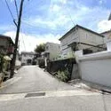 長岡京市高台４丁目 前面道路含む現地写真