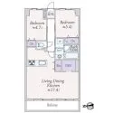ライオンズステージキャピタルイースト 間取図