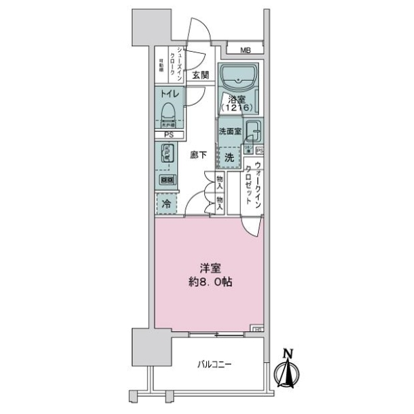 オープンレジデンシア名駅南ＴＨＥ　ＣＯＵＲＴ 間取図