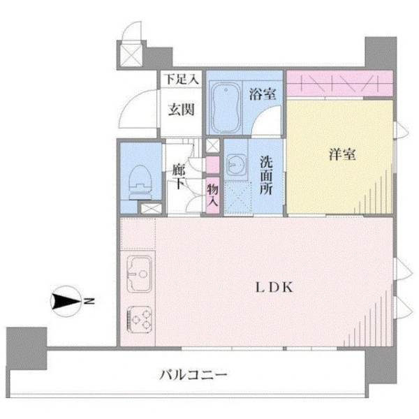 コスモヴィータ蒲田アイリススクエア 間取図