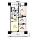 キングマンション都島リバーコート 間取図
