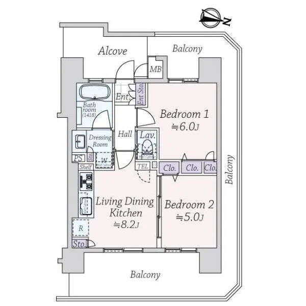 エグゼレジデンス千林駅前 間取図