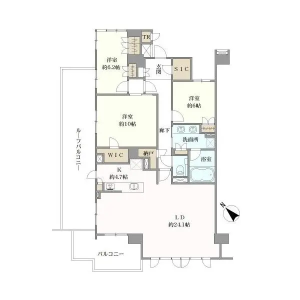 ＦｏｒｅｓｔＯｎｅ八事清水ケ岡 間取図