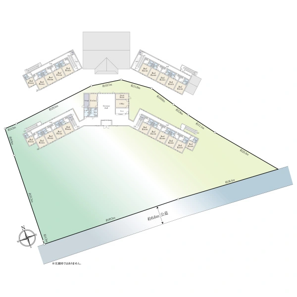 成田市前林 間取図