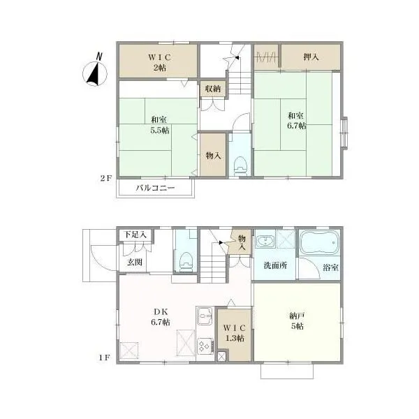 杉並区阿佐谷南２丁目 間取図