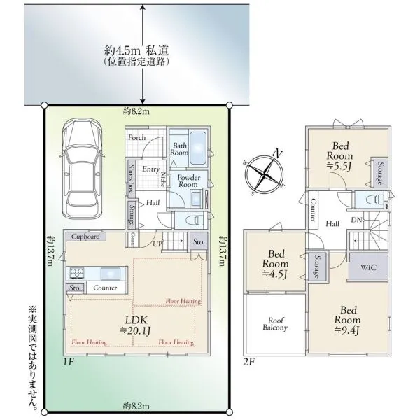 川口市大字安行吉蔵 間取図