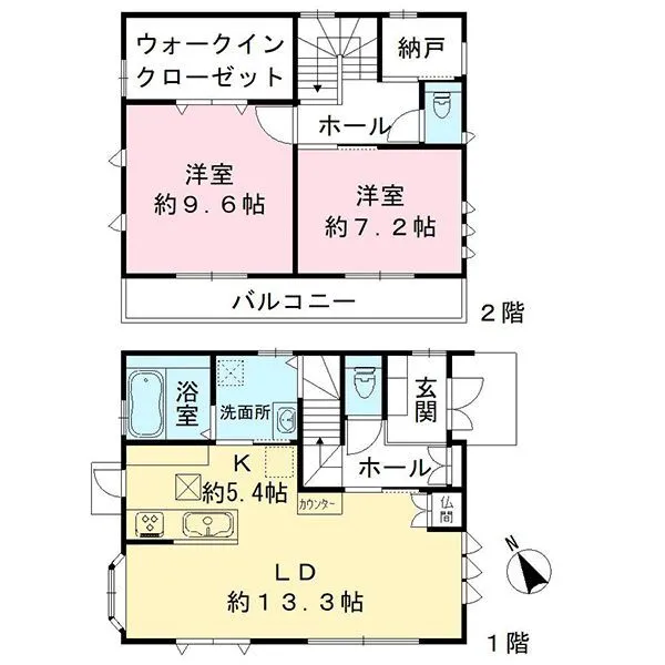 稲城市押立 間取図