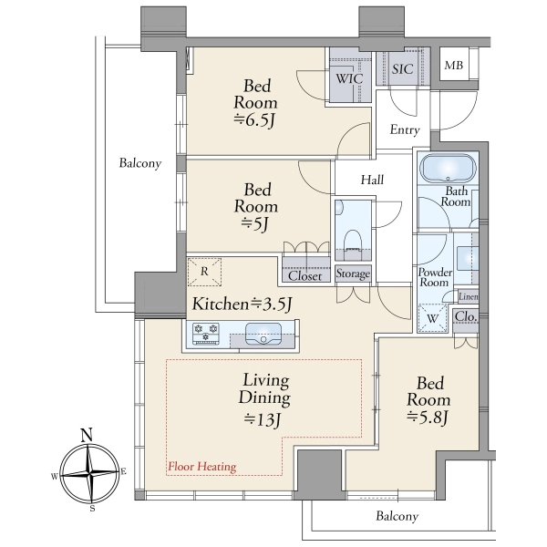 浅草タワー 間取図