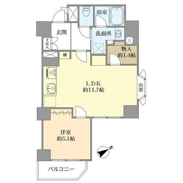 ダイアパレス池尻大橋 間取図(平面図)
