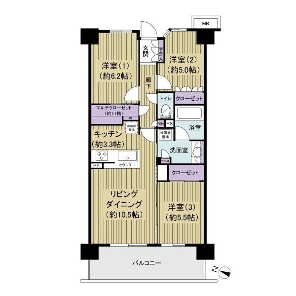 ヴィークステージ船橋高根台 間取図