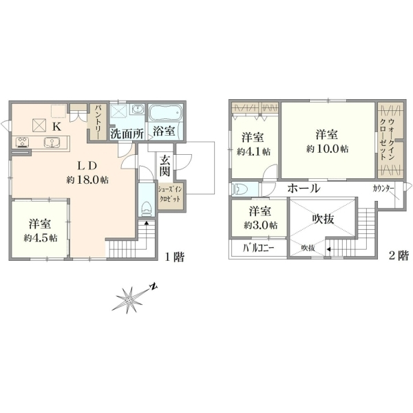 八千代市高津 間取図