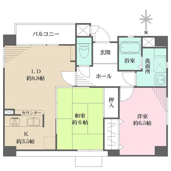 グローバル岡崎 間取図
