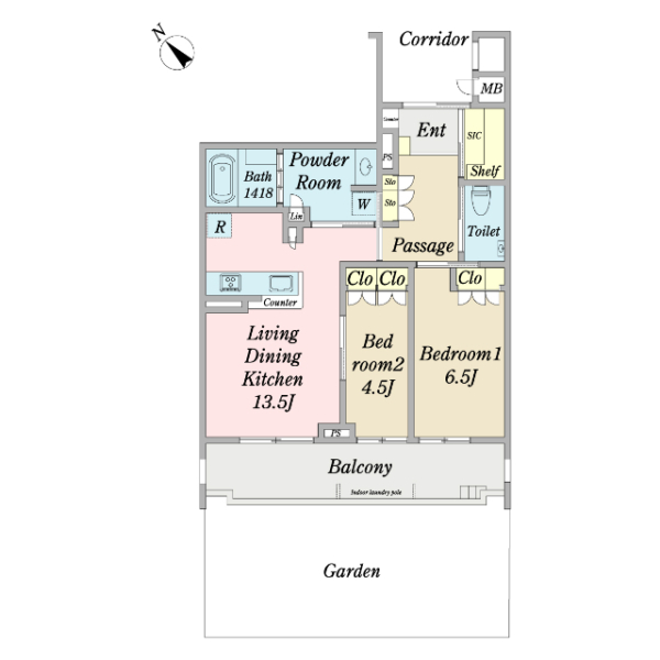 ＬＵＭＩＳＩＡ浦安舞浜 間取図