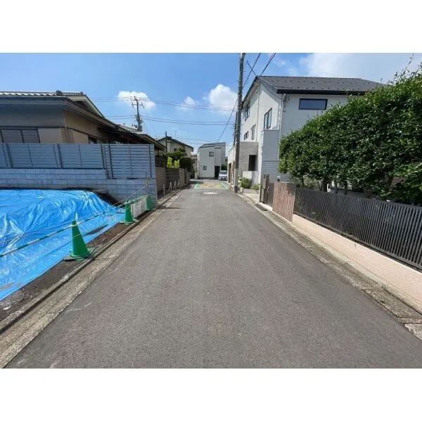 大田区上池台3丁目 前面道路