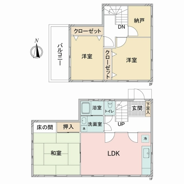 藤沢市片瀬２丁目 間取図