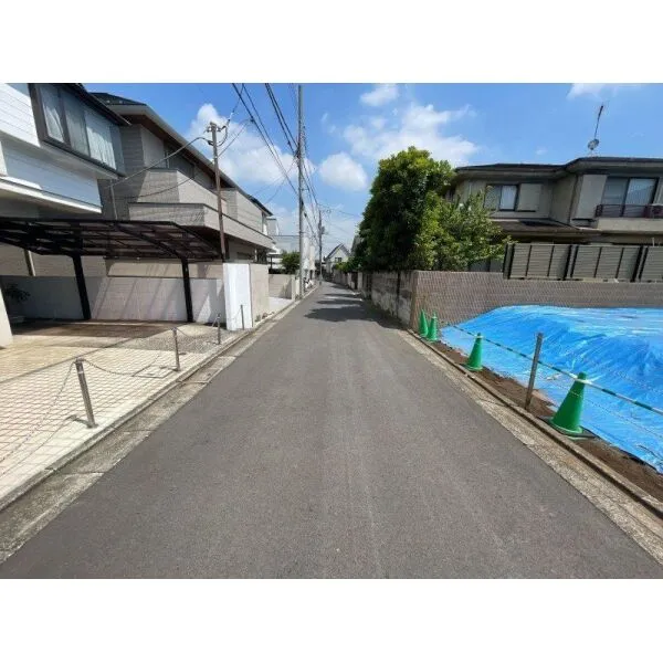 大田区上池台3丁目 前面道路
