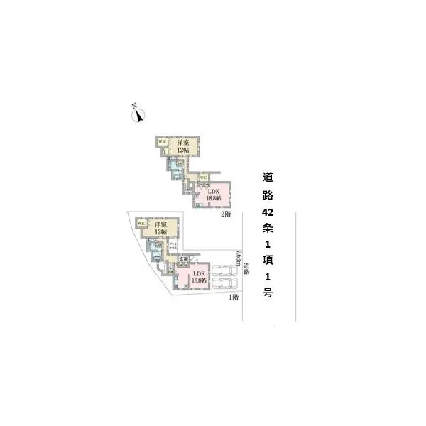 足立区西新井本町４丁目 間取図